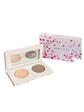 New Mally Beauty Eye Shadow and Base Palette Duo Brown Eye Maxing Neutral Color